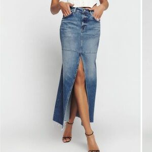 Tazz Maxi Denim Skirt *SELLING BLACK USED BLUE FOR PHOTO REF*